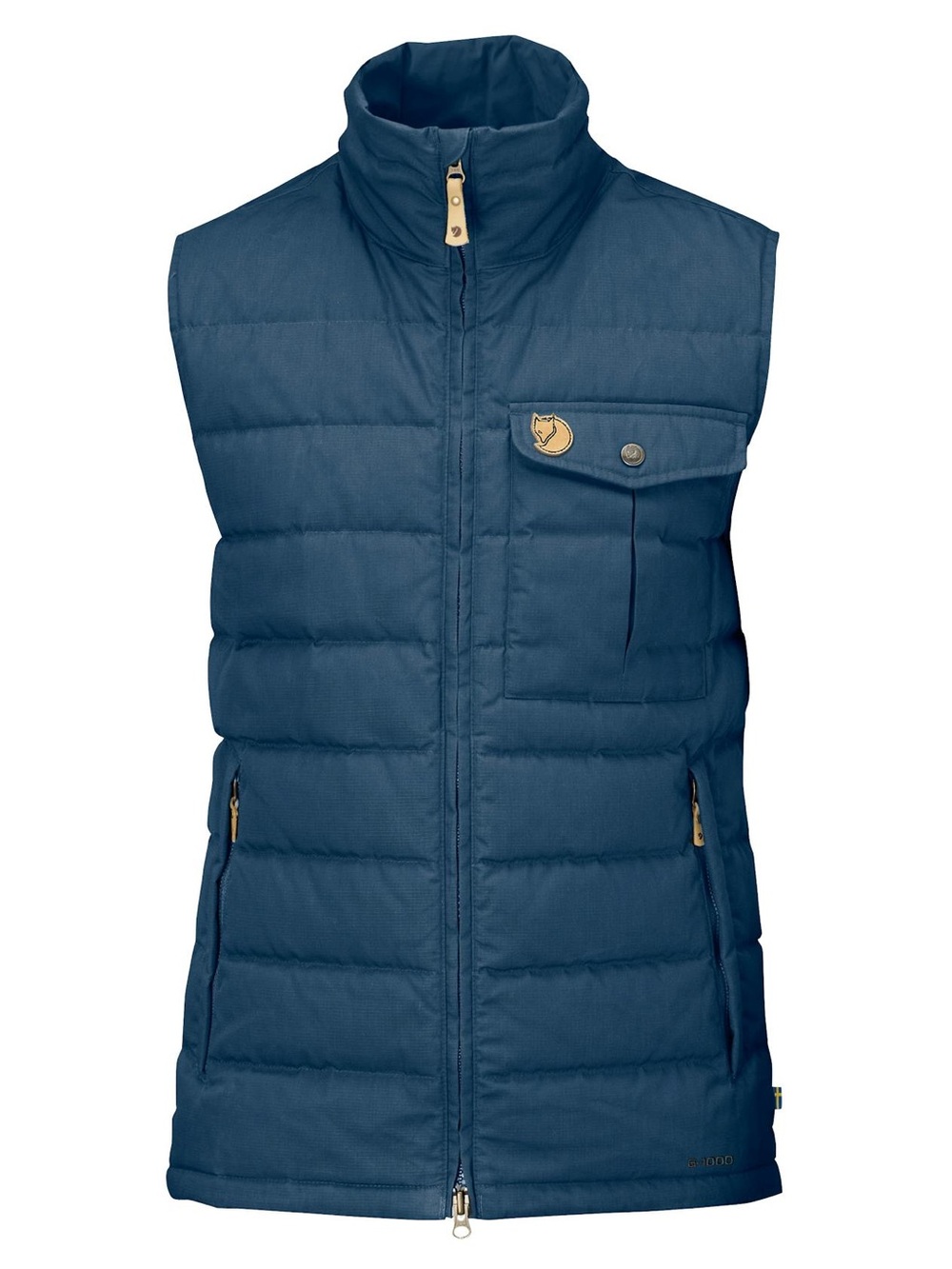 Fjallraven Deep Blue Quilted Insulated Vest